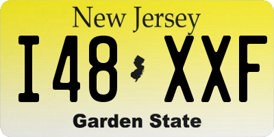 NJ license plate I48XXF
