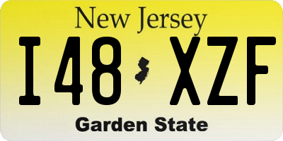 NJ license plate I48XZF