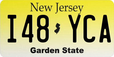 NJ license plate I48YCA