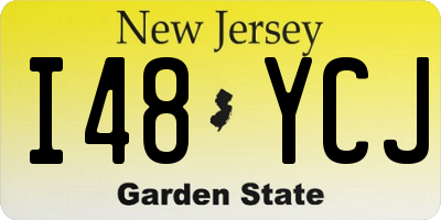 NJ license plate I48YCJ