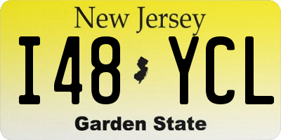 NJ license plate I48YCL