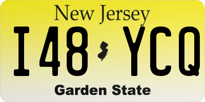 NJ license plate I48YCQ