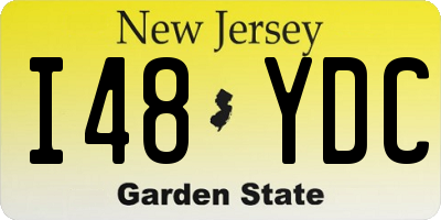 NJ license plate I48YDC