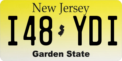 NJ license plate I48YDI