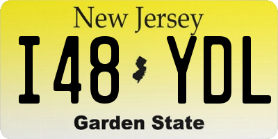 NJ license plate I48YDL