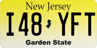 NJ license plate I48YFT