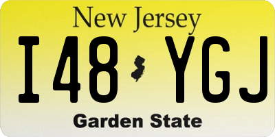 NJ license plate I48YGJ