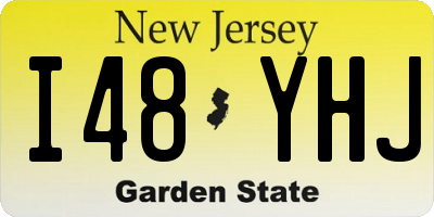 NJ license plate I48YHJ