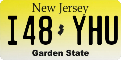 NJ license plate I48YHU
