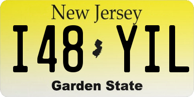 NJ license plate I48YIL