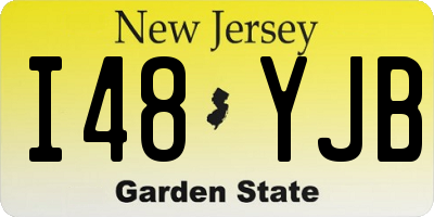 NJ license plate I48YJB