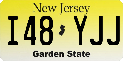 NJ license plate I48YJJ