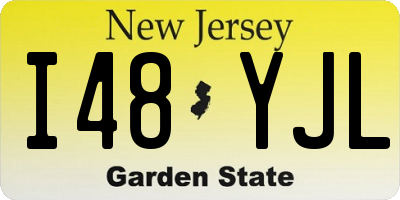 NJ license plate I48YJL