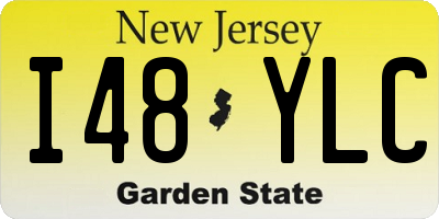 NJ license plate I48YLC