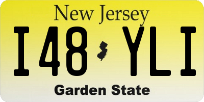 NJ license plate I48YLI