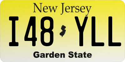 NJ license plate I48YLL