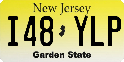 NJ license plate I48YLP