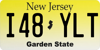 NJ license plate I48YLT