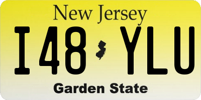 NJ license plate I48YLU