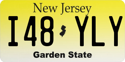 NJ license plate I48YLY