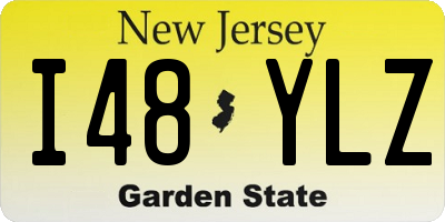 NJ license plate I48YLZ
