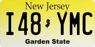 NJ license plate I48YMC