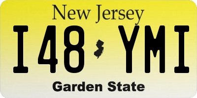 NJ license plate I48YMI