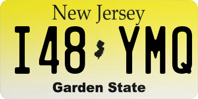 NJ license plate I48YMQ