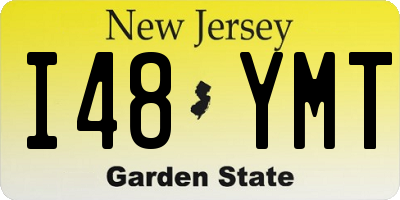 NJ license plate I48YMT