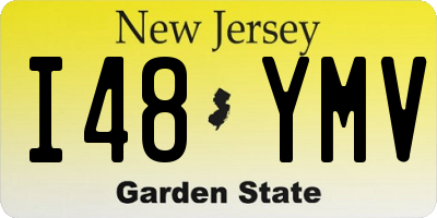 NJ license plate I48YMV