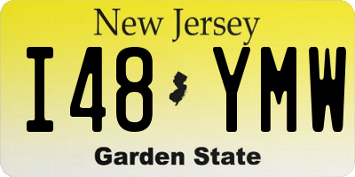 NJ license plate I48YMW