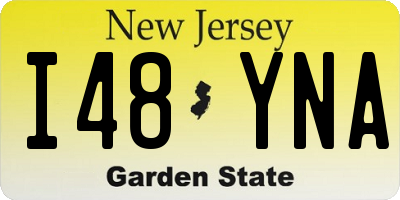 NJ license plate I48YNA