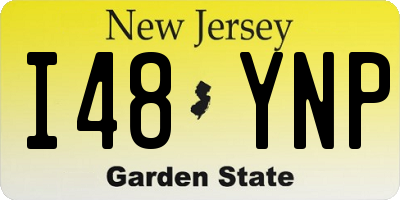 NJ license plate I48YNP