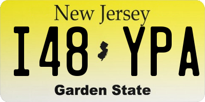 NJ license plate I48YPA