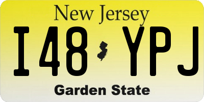 NJ license plate I48YPJ