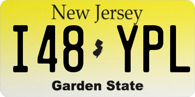 NJ license plate I48YPL