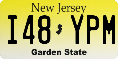 NJ license plate I48YPM