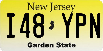 NJ license plate I48YPN