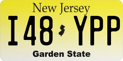 NJ license plate I48YPP