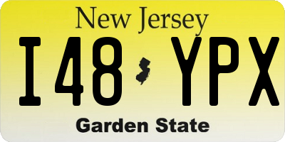 NJ license plate I48YPX