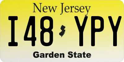 NJ license plate I48YPY