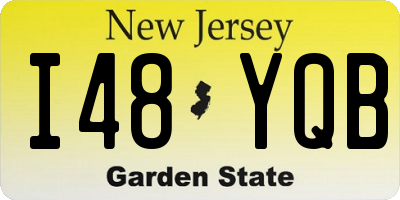 NJ license plate I48YQB