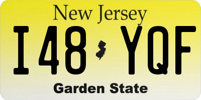 NJ license plate I48YQF