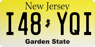 NJ license plate I48YQI