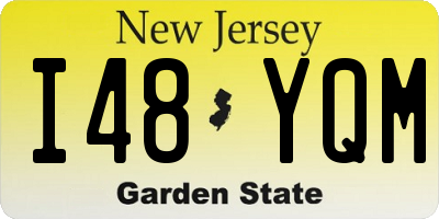 NJ license plate I48YQM