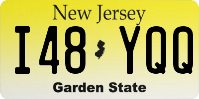 NJ license plate I48YQQ