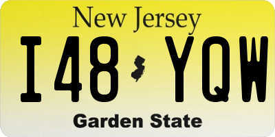 NJ license plate I48YQW