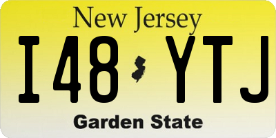 NJ license plate I48YTJ