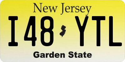 NJ license plate I48YTL
