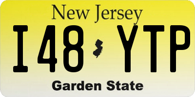 NJ license plate I48YTP